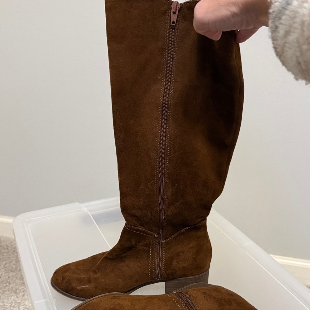 Universal Thread Dark Brown Slouchy/Soft Knee Boo… - image 5